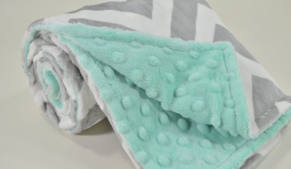 Одеяло из плюша Минки с рамкой - инструкция по пошиву