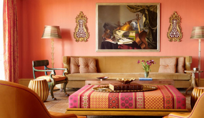 Интерьер гостиной в арабском стиле