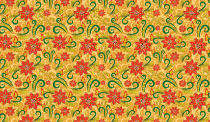 Используем ткань с цветными узорами в вашем доме