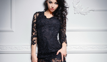 Кружева в одежде и с чем их сочетать