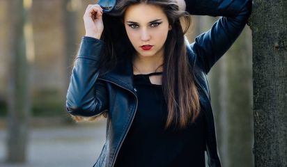 Новые сочетания с кожаной одеждой