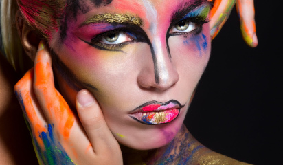 Основные правила нанесения театрального грима