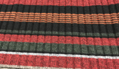 Трикотаж в разноцветную полоску ТР-300