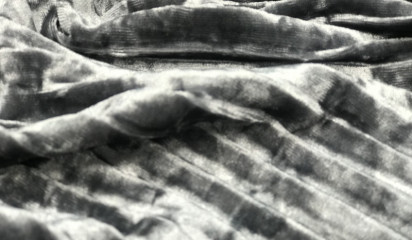 Бархат стрейч гофре серый Б- 126/1