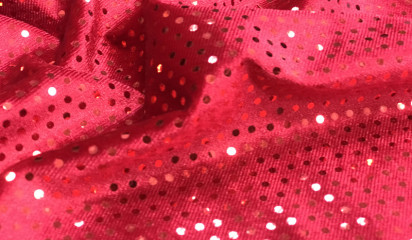 Бархат стрейч с напылением розовый Б- 123/2