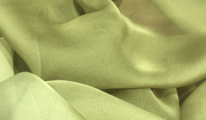 Шифон зеленый переходной Ш - 254/2