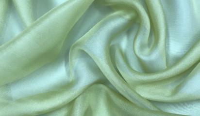 Шифон натуральный желтый Ш-093/37