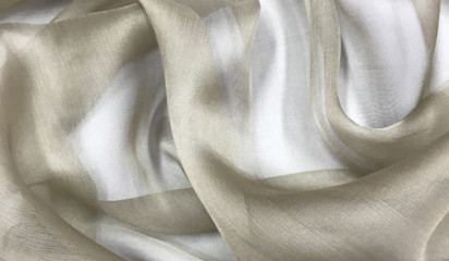 Шифон натуральный серый Ш-093/41