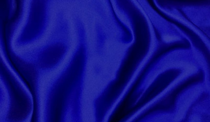 Шелк стрейч натуральный ярко-синий ШЛ-006/7