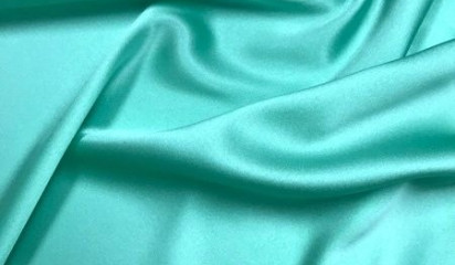 Шелк стрейч натуральный бирюзовый ШЛ-006/8