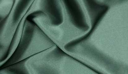 Шелк стрейч натуральный темно-зеленый ШЛ-006/11