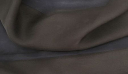 Шифон шелковый искусственный коричневый Ш-094/56