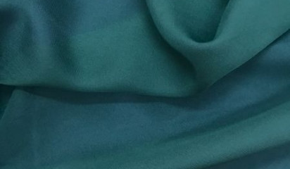 Шифон шелковый искусственный изумрудный Ш -094/25