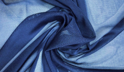 Сетка-стрейч темно-синяя С-001/15