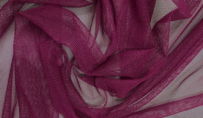 Сетка-стрейч фуксия С-001/19