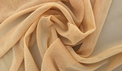 Сетка-стрейч песочный С-344/1