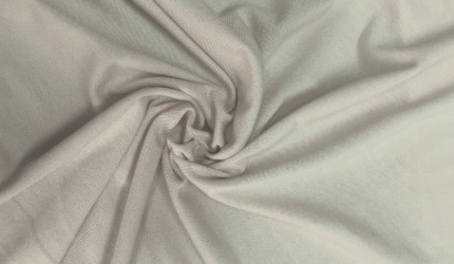 Трикотаж хлопковый молочный ХБ - 060/4