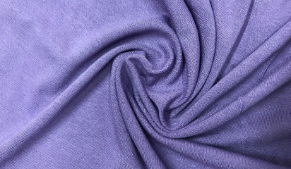 Трикотаж хлопковый фиолетовый ХБ - 060/11