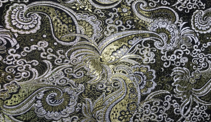 Парча черная с золотом ПР-024/17