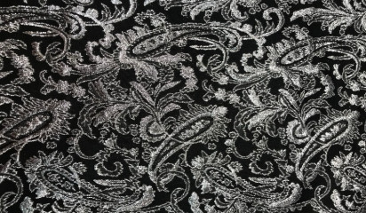 Парча черная с серебром ПР-024/19