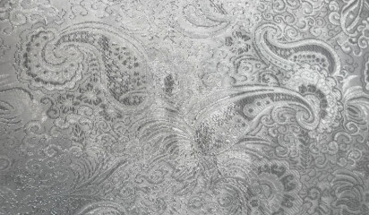 Парча белая с серебром ПР-024/21