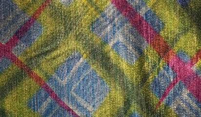 Парча с геометрическим принтом ПР-037/2