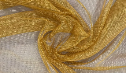 Сетка декоративная с люрексом золотая С-366/2