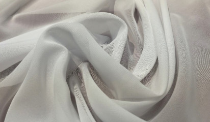Шифон искусственный белый Ш-001/1