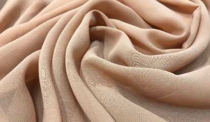 Шифон искусственный телесный Ш-001/4