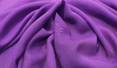 Шифон искусственный фиолетовый Ш-001/15