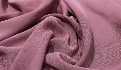 Шифон искусственный брусничный Ш-001/21