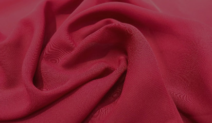 Шифон искусственный малиновый Ш-001/23