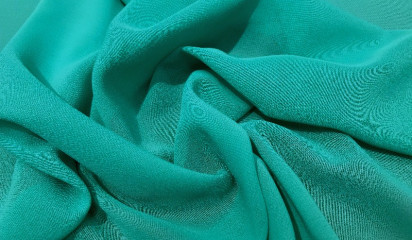 Шифон искусственный бирюзовый Ш-001/34