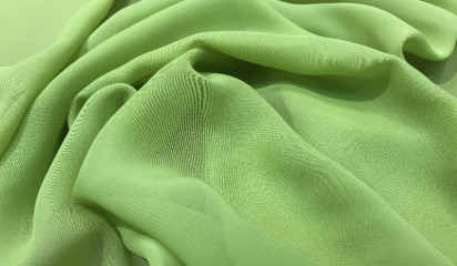 Шифон искусственный салатовый Ш-001/40