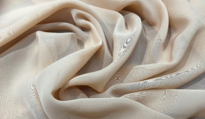 Шифон искусственный песочный Ш-001/41