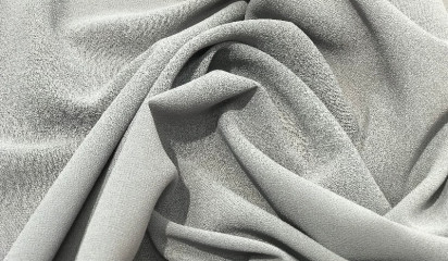 Шифон искусственный серый КШ-020/006