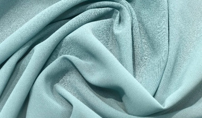 Шифон искусственный серо-бирюзовый КШ - 020/008