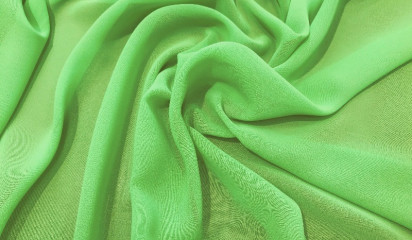 Шифон искусственный салатовый КШ-020/022