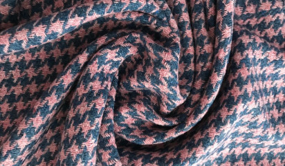 Костюмная ткань "гусиная лапка"  КМ -394