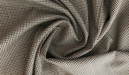 Костюмная ткань коричневая КМ - 2822