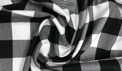 Костюмная ткань  в клетку КМ - 423/1