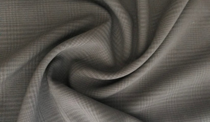 Костюмная ткань коричневая в клетку КМ - 212