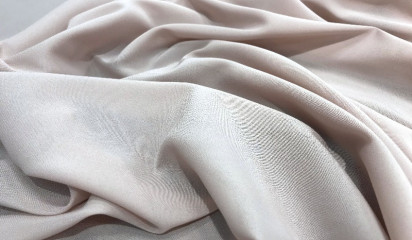 Шифон стрейч пудрово-сиреневый Ш-091/6