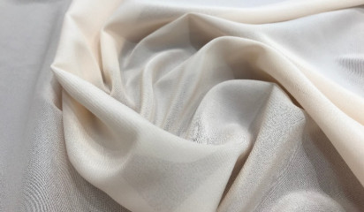 Шифон стрейч персиково-бежевый Ш-091/7