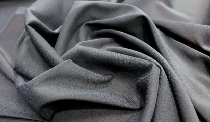 Шифон стрейч темно-синий Ш-091/13