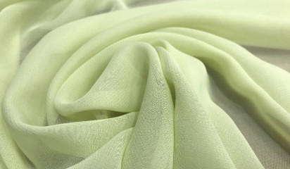 Шифон искусственный светло-желтый Ш-092/14