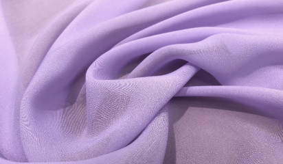 Шифон искусственный лавандовый Ш-092/8