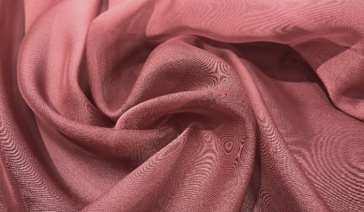 Шифон искусственный розовый Ш-012/6