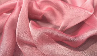 Шифон искусственный розовый Ш-012/7