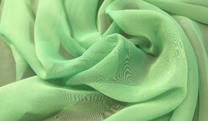 Шифон искусственный салатовый Ш-012/21